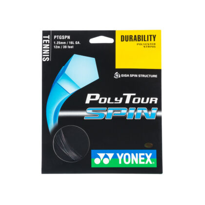 Yonex POLYTOUR SPIN 125 SET tennisereketi keeled, 12 m