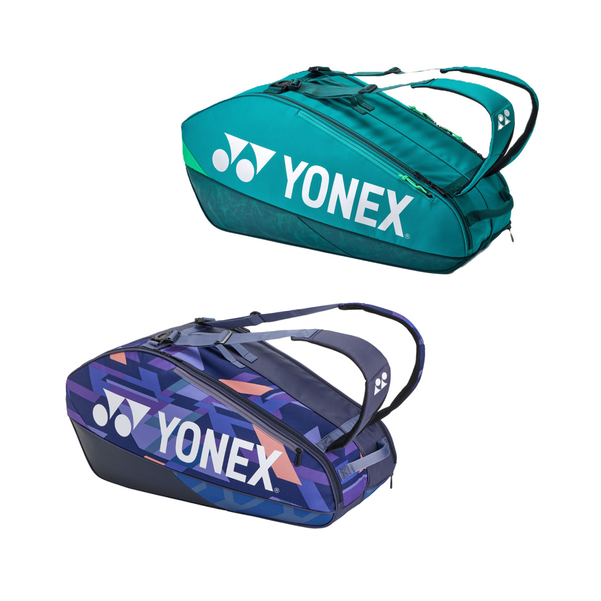 UUS! PRO RACQUET BAG (6 PCS) Midnight Navy / Dark Green