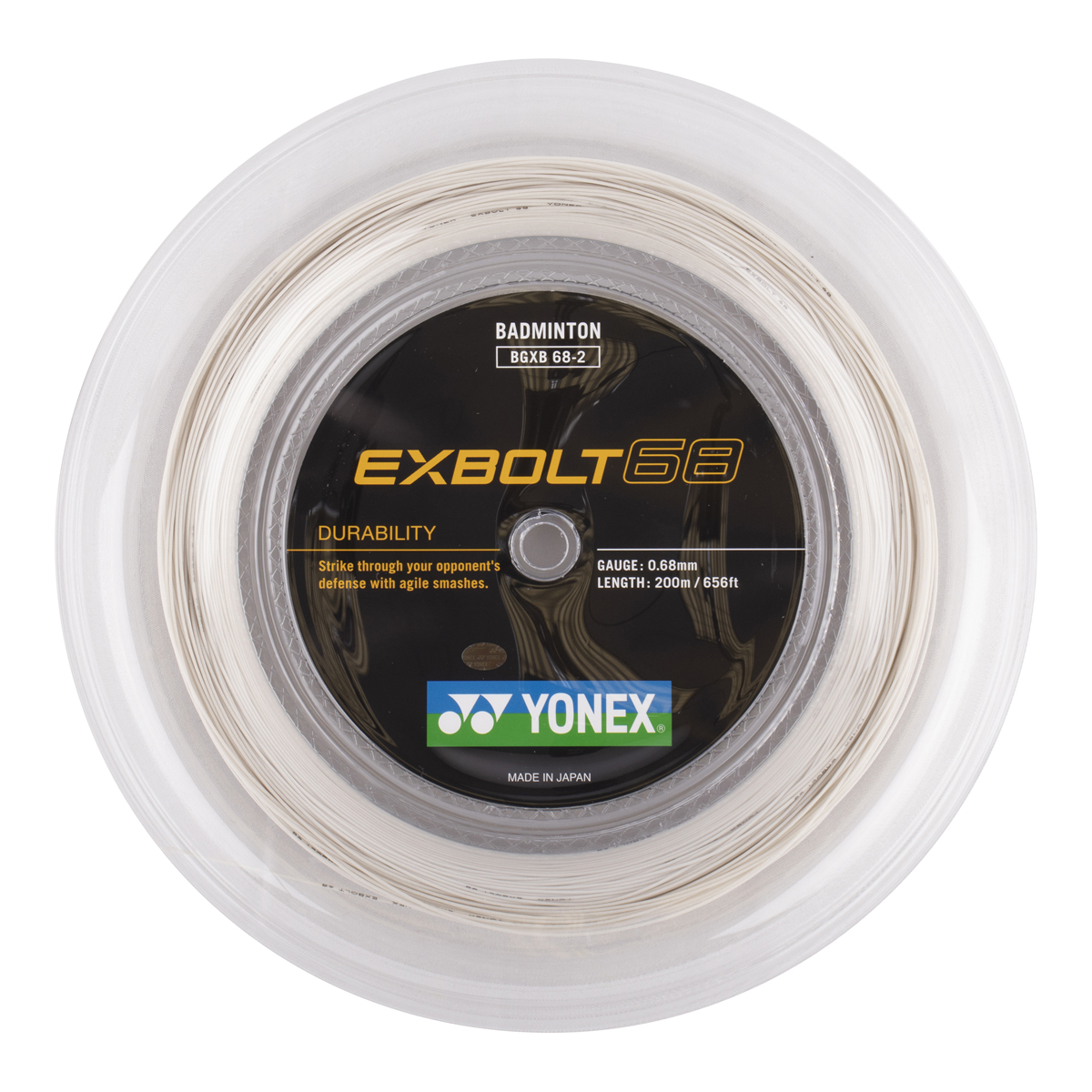 Yonex EXBOLT 68 sulgpallireketi keeled 200 m rull - Image 4