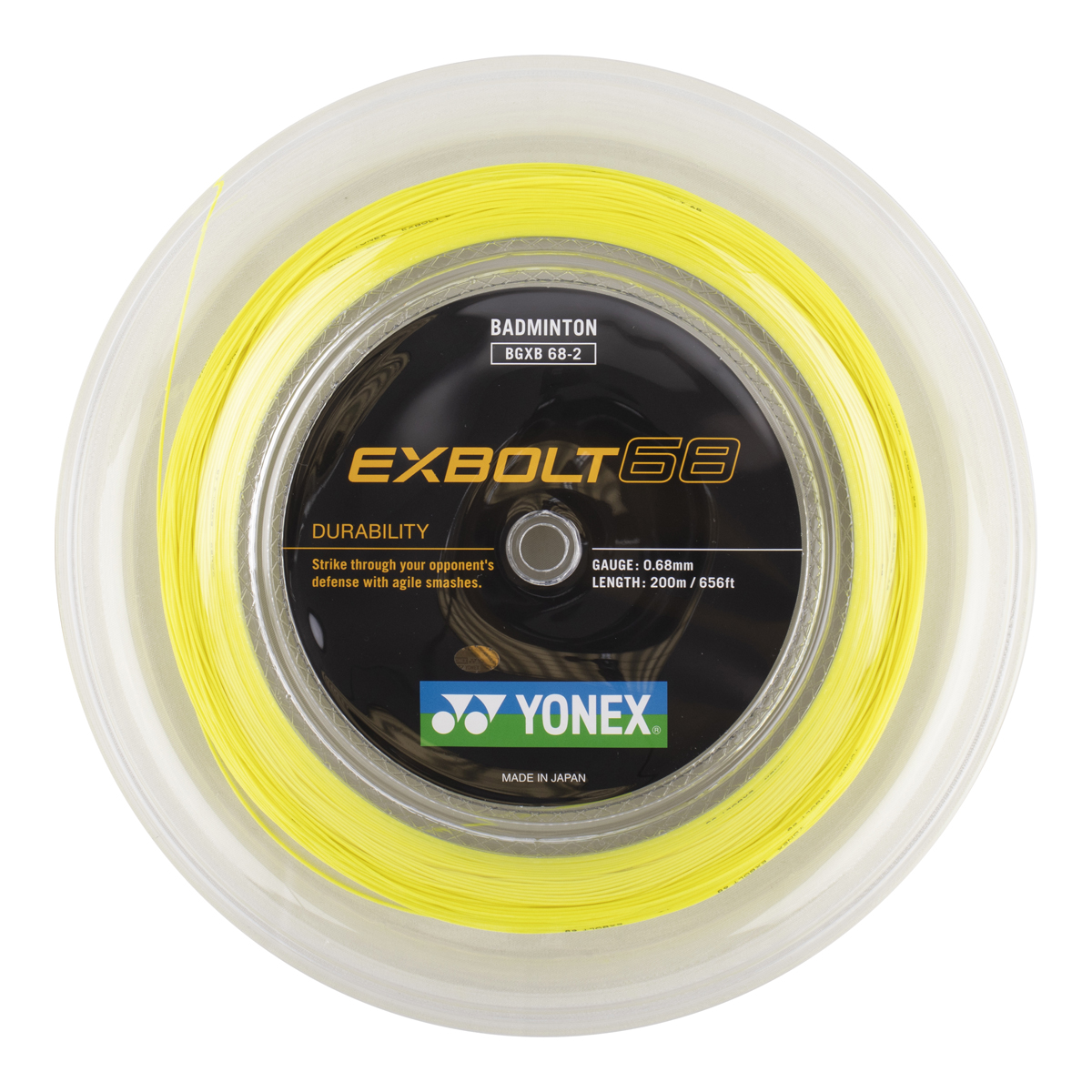 Yonex EXBOLT 68 sulgpallireketi keeled 200 m rull - Image 5